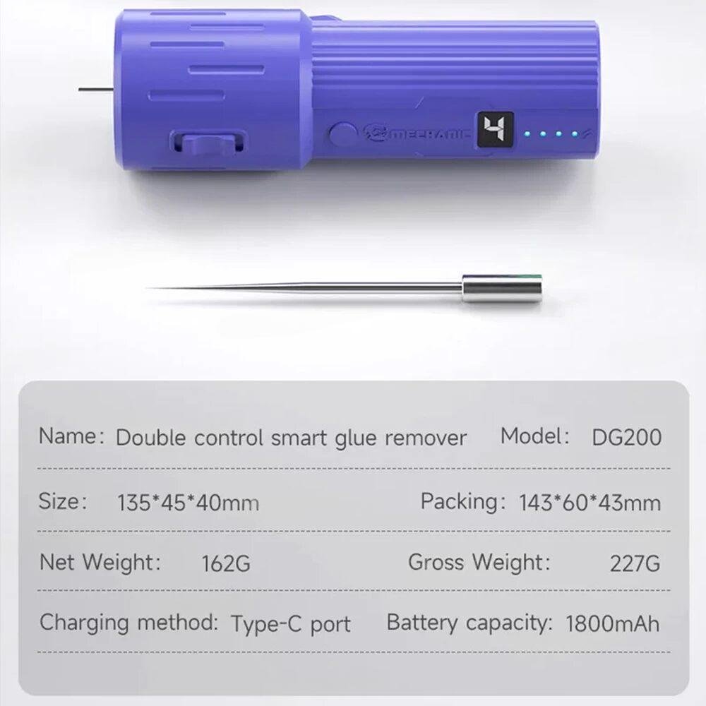 مزيل غراء MECHANIC DG200 – clean مزيل غراء كهربائي MECHANIC DG200