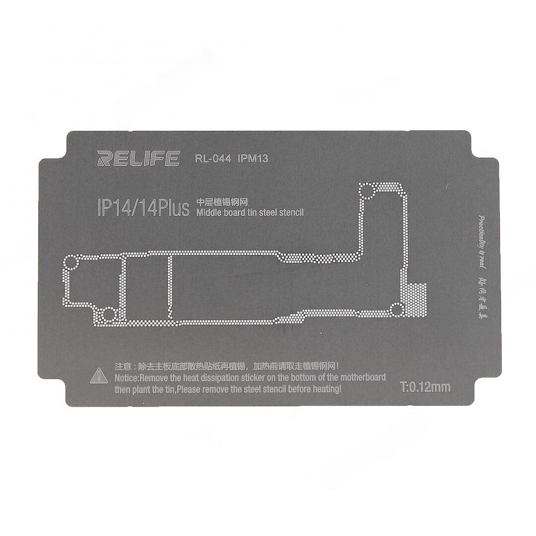 شبلونة RELIFE RL-044 IPM13 للطبقة الوسطى – iPhone 14 / 14 Plus - clean شبلونة RELIFE RL-044 IPM13 للطبقة الوسطى – iPhone 14 / 14 Plus