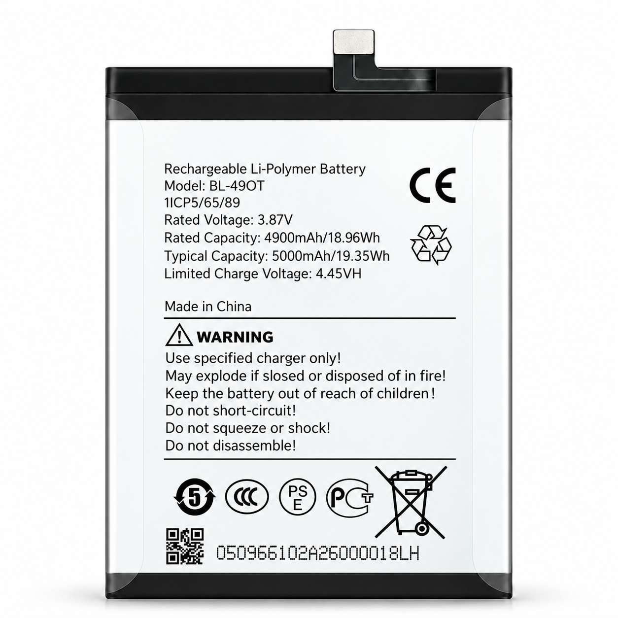 exec-3d8ad9fe-50a7-4f44-afa9-2f2fb4f68e12 بطارية تكنو BL-49OT سعة 5000mAh